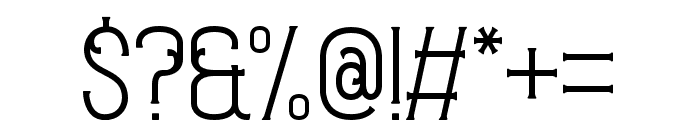 Monire-Regular Font OTHER CHARS