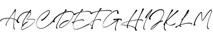Monita Signature Font UPPERCASE