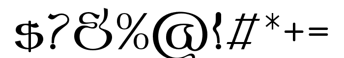 Monkeg Regular Font OTHER CHARS