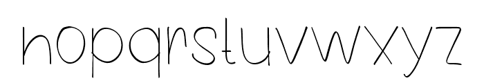 Monkey Banana Script Font LOWERCASE