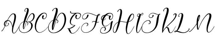 Monkista Italic Font UPPERCASE