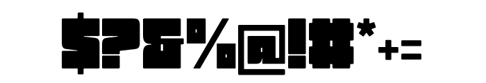 Mono Cubic Font OTHER CHARS