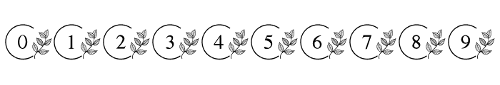 MonoLeaf Font OTHER CHARS