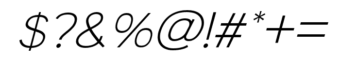 Monocole-Italic Font OTHER CHARS