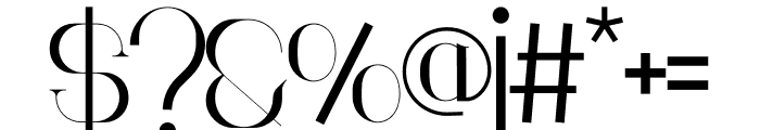 Monodic Font OTHER CHARS