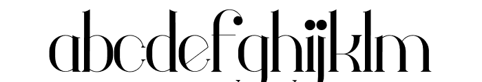 Monodic Font LOWERCASE