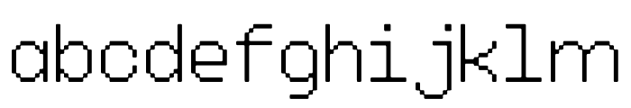 Monoflex Font LOWERCASE