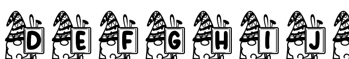 Monogram Bunny Gnome Font LOWERCASE