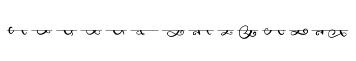 Monogram Calligraphy 2 Font LOWERCASE