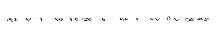 Monogram Calligraphy 2 Font LOWERCASE