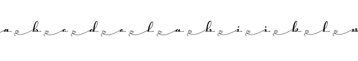 Monogram Calligraphy 3 Font UPPERCASE