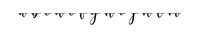 Monogram Calligraphy 3 Font LOWERCASE
