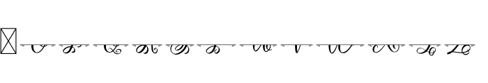 Monogram Classy Two Font LOWERCASE