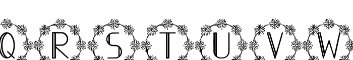 Monogram Evellin Font LOWERCASE
