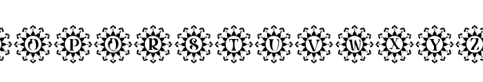 Monogram Jupiter Font LOWERCASE