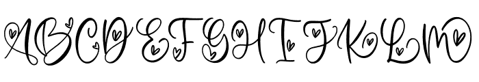 Monogram Love Curly Font UPPERCASE