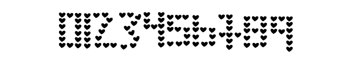 Monogram Love Display Font OTHER CHARS