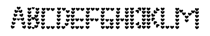 Monogram Love Display Font UPPERCASE