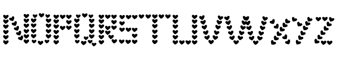 Monogram Love Display Font LOWERCASE