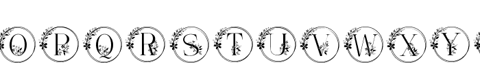 Monogram Sakura Font UPPERCASE