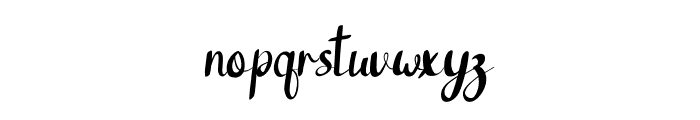 Monogram Signature Font LOWERCASE