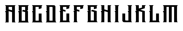 Monogram Typeface Regular Font UPPERCASE
