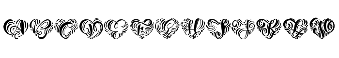 Monogram Valentine Font UPPERCASE