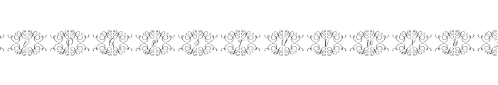 Monogram Wedding Font UPPERCASE