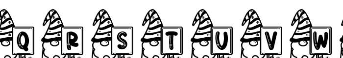Monogram Winter Gnome Font LOWERCASE