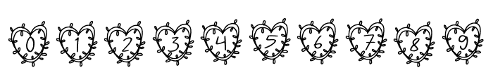 Monogram Wreath Font OTHER CHARS