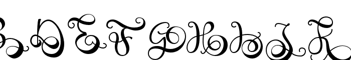 Monogram handwriting 03 Regular Font UPPERCASE