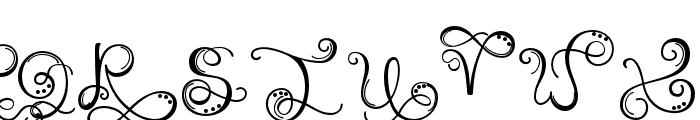 Monogram handwriting 06 Regular Font UPPERCASE