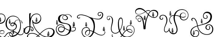 Monogram handwriting 09 Regular Font UPPERCASE