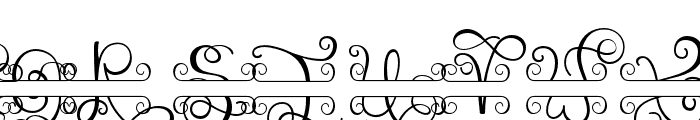Monogram handwriting 13 Regular Font UPPERCASE