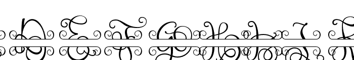 Monogram handwriting 13 Regular Font LOWERCASE