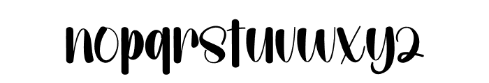 Monoline Creative Font LOWERCASE