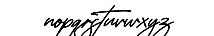 Monoline Signature Italic Font LOWERCASE