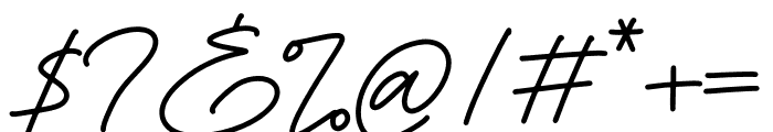 Monoline Signature Font OTHER CHARS