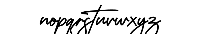 Monoline Signature Font LOWERCASE