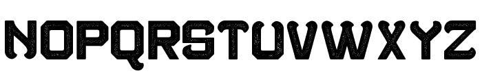 Monolith Rough style Font UPPERCASE
