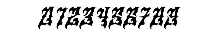 Monolord-Slant Font OTHER CHARS