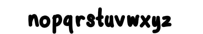 Monoluv-Bold Font LOWERCASE