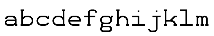 Monomod Font LOWERCASE