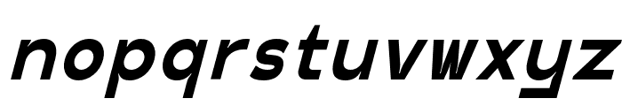 Monopack Oblique Font LOWERCASE