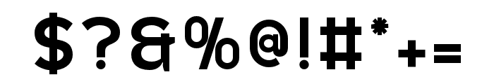 Monopack Regular Font OTHER CHARS