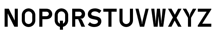 Monopack Regular Font UPPERCASE
