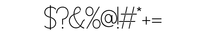Monora-Regular Font OTHER CHARS