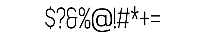 Monork Regular Font OTHER CHARS