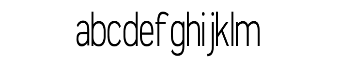 Monork Regular Font LOWERCASE