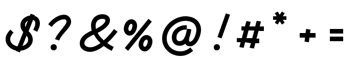 Monotail Script Black Font OTHER CHARS